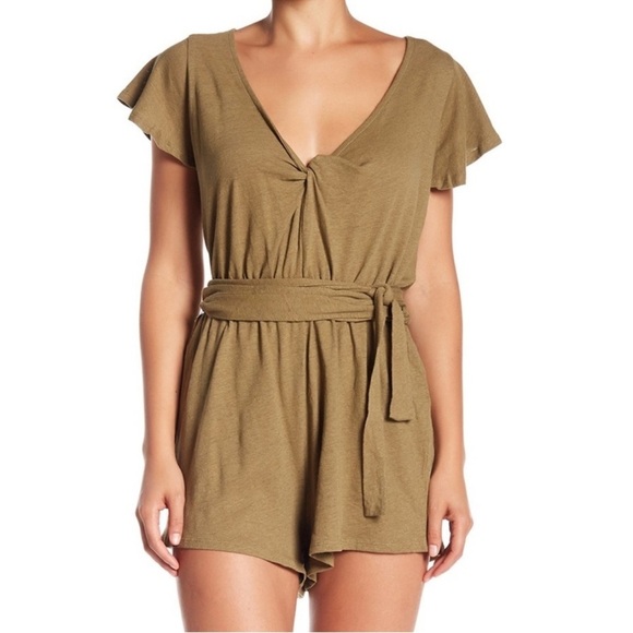 Free People Dresses & Skirts - Free People Ballerina Tie Waist Romper XS